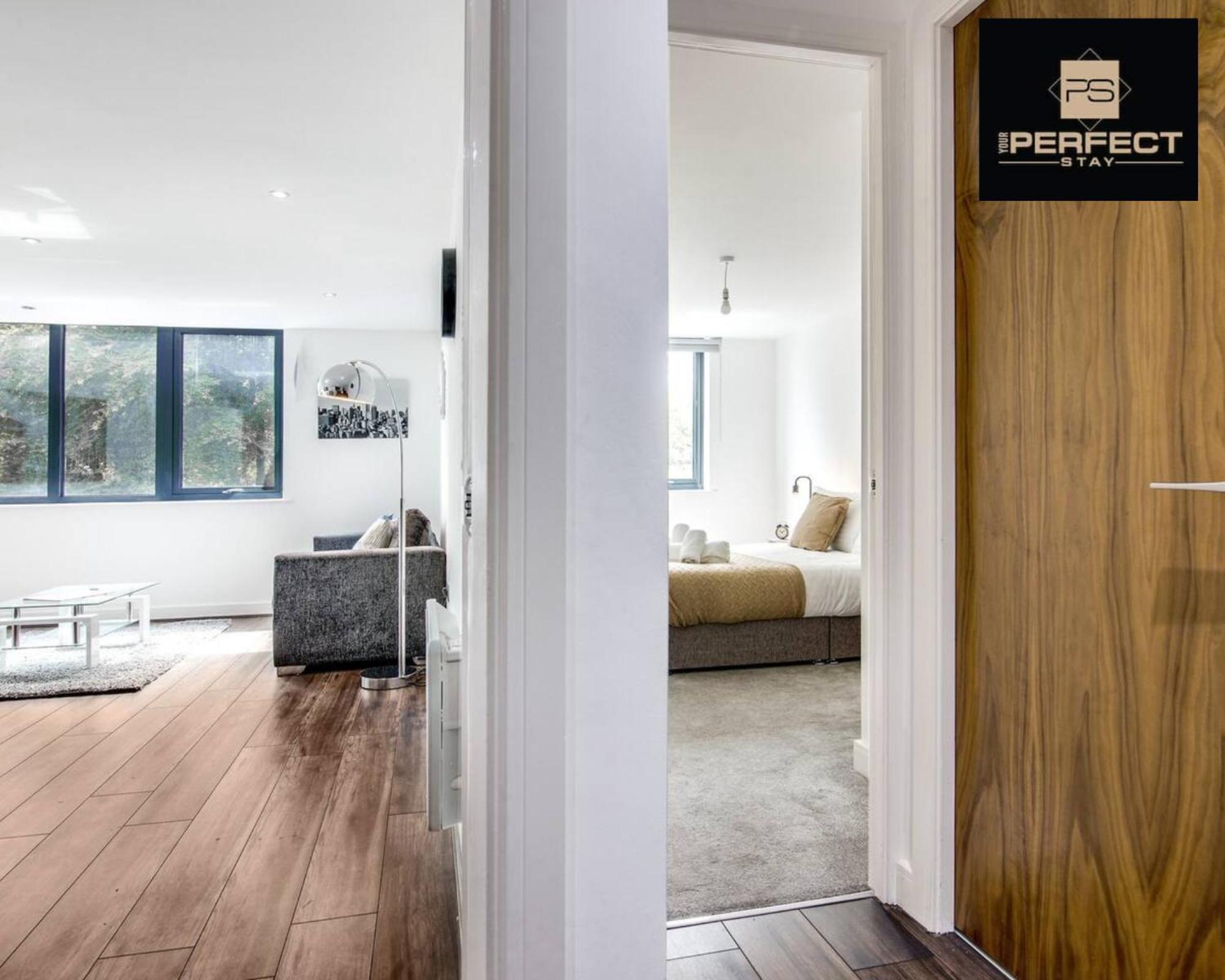 Luxe Modern Apartment By Your Perfect Stay Short Lets Birmingham Exterior foto