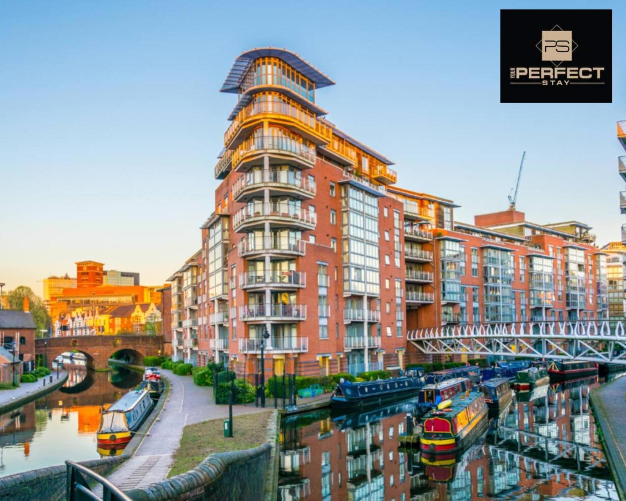 Luxe Modern Apartment By Your Perfect Stay Short Lets Birmingham Exterior foto